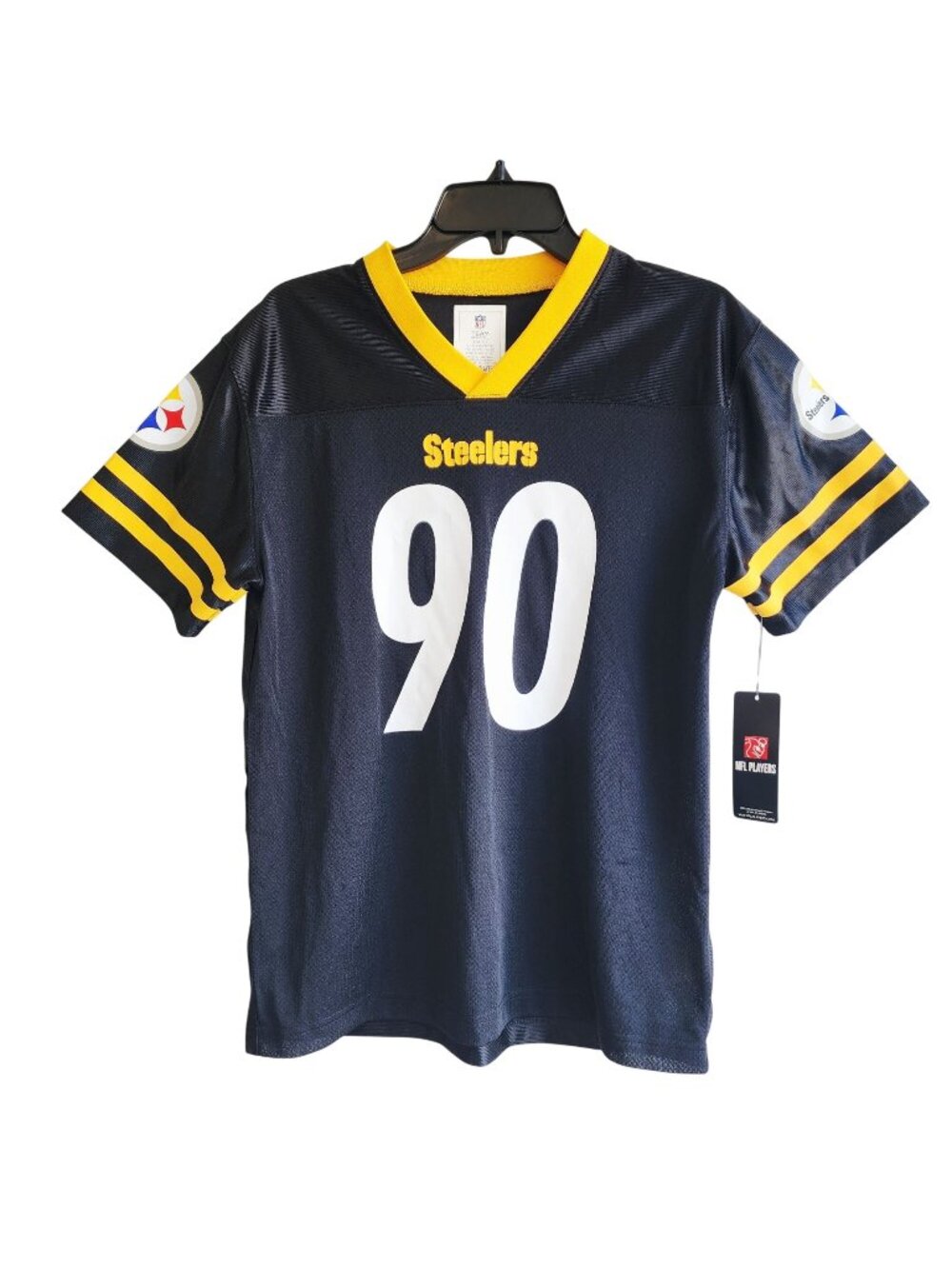Pittsburgh Steelers Youth T.J. Watt #90 NFL Team Apparel Jersey XL Black